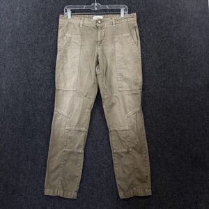 Current/Elliott Pants Women's 0-28 Beige Brown Combat Trouser Cargo Twill